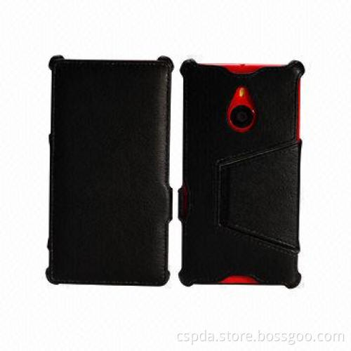 Newest Arrival Book Back Standing Cases for Nokia Lumia 1520 with Heat-setting Technology